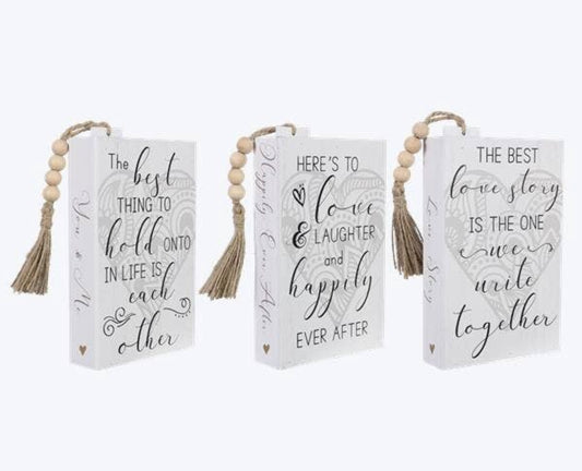 Love/Wedding Book decor